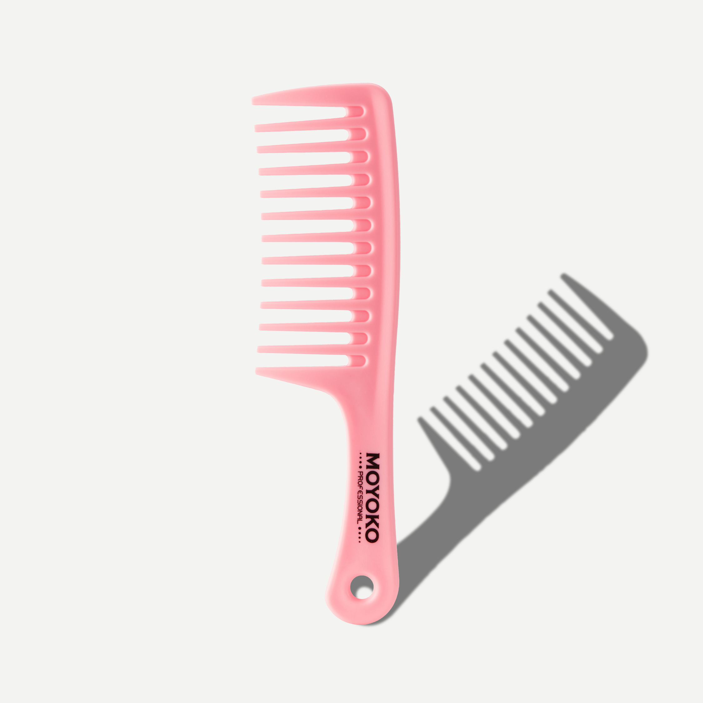 Moyoko wide tooth styling comb for detangling and hair styling
