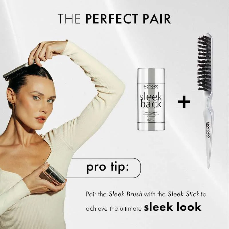 Moyoko  hair styling aids products including heat protection, volume powder, hair wax stick and brush
