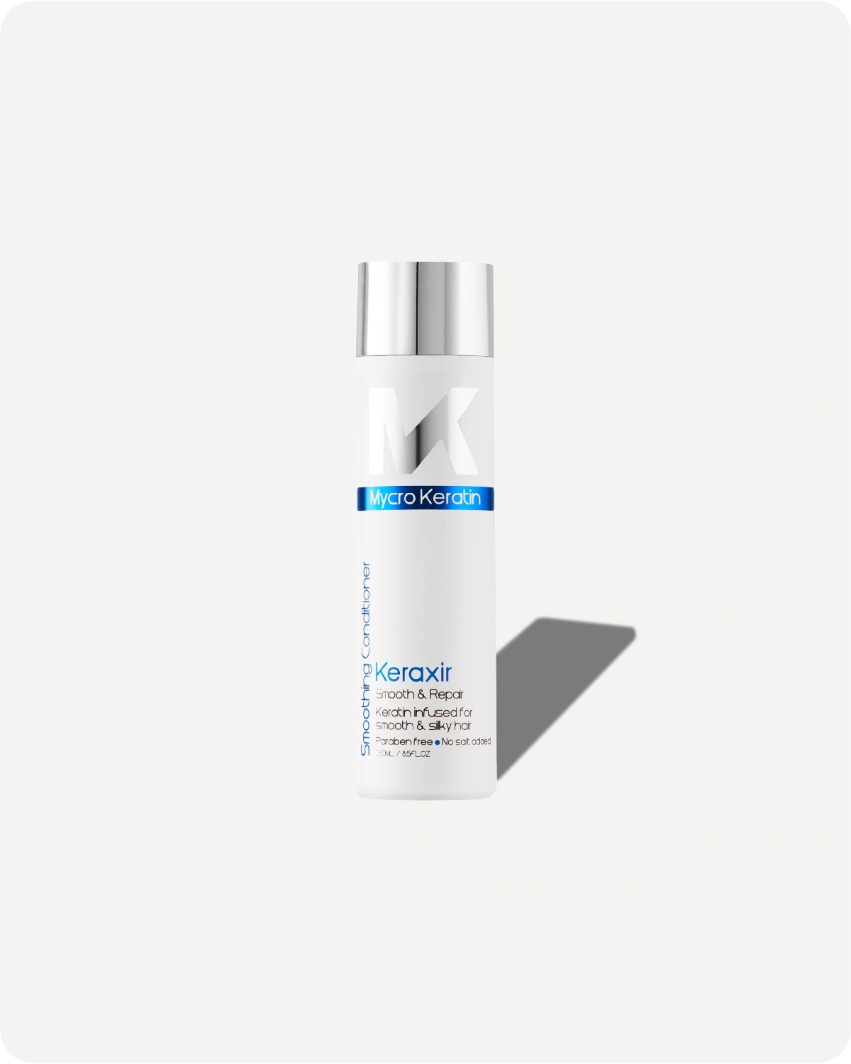 Keraxir hair care product bottle on a white background
