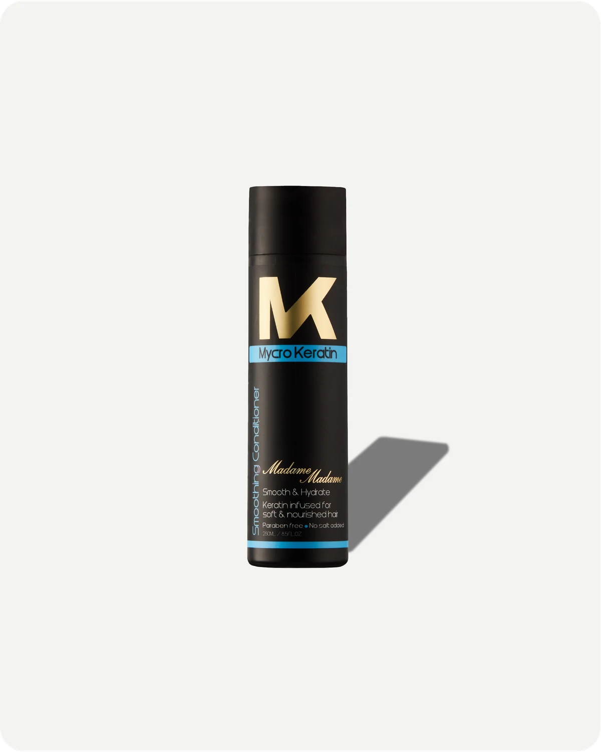 Madame conditioner bottle with brand logo on a white background