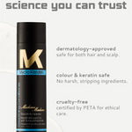 Madame conditioner with branding and safety features highlighted on a light gray background