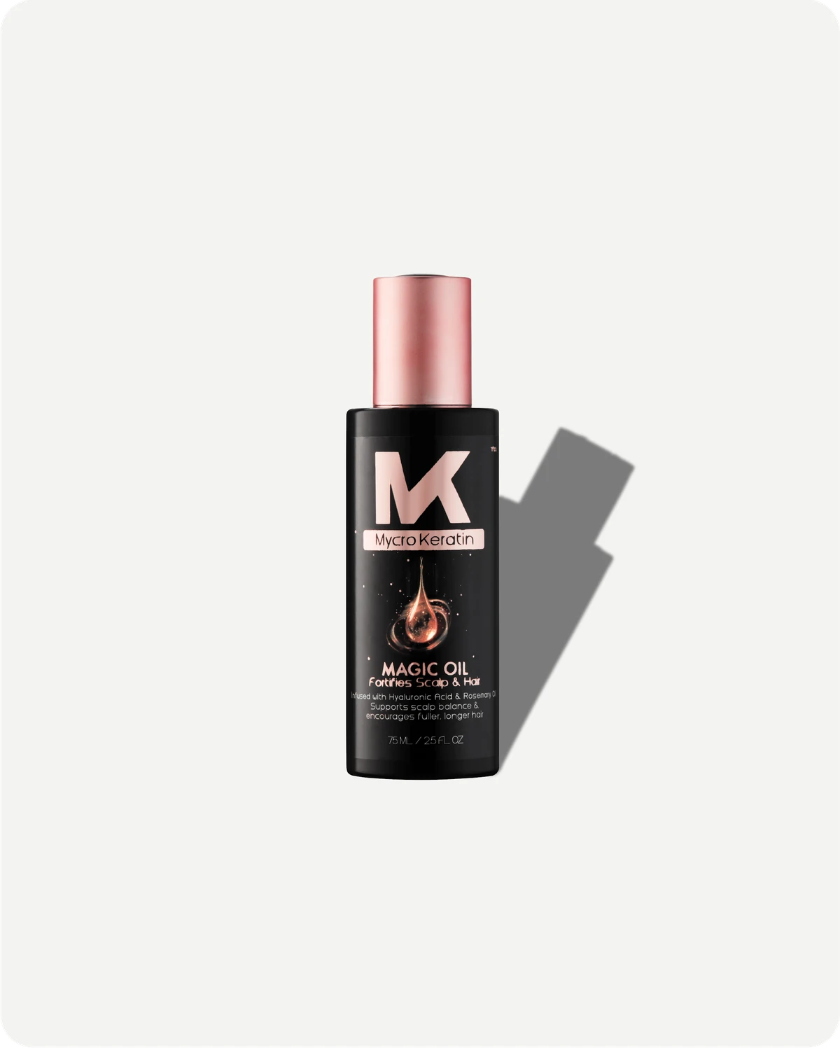 Mycro Keratin Magic Oil on a white background