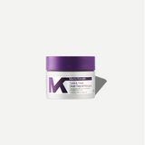 Mycro Keratin Tone and Treat Masque jar with purple lid on a white background