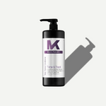 Mycro Keratin Tone and Treat conditioner bottle with pump on a white background