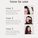 Turn Up Volume Powder providing incredible texture and a residue-free finish for perfect hair styling